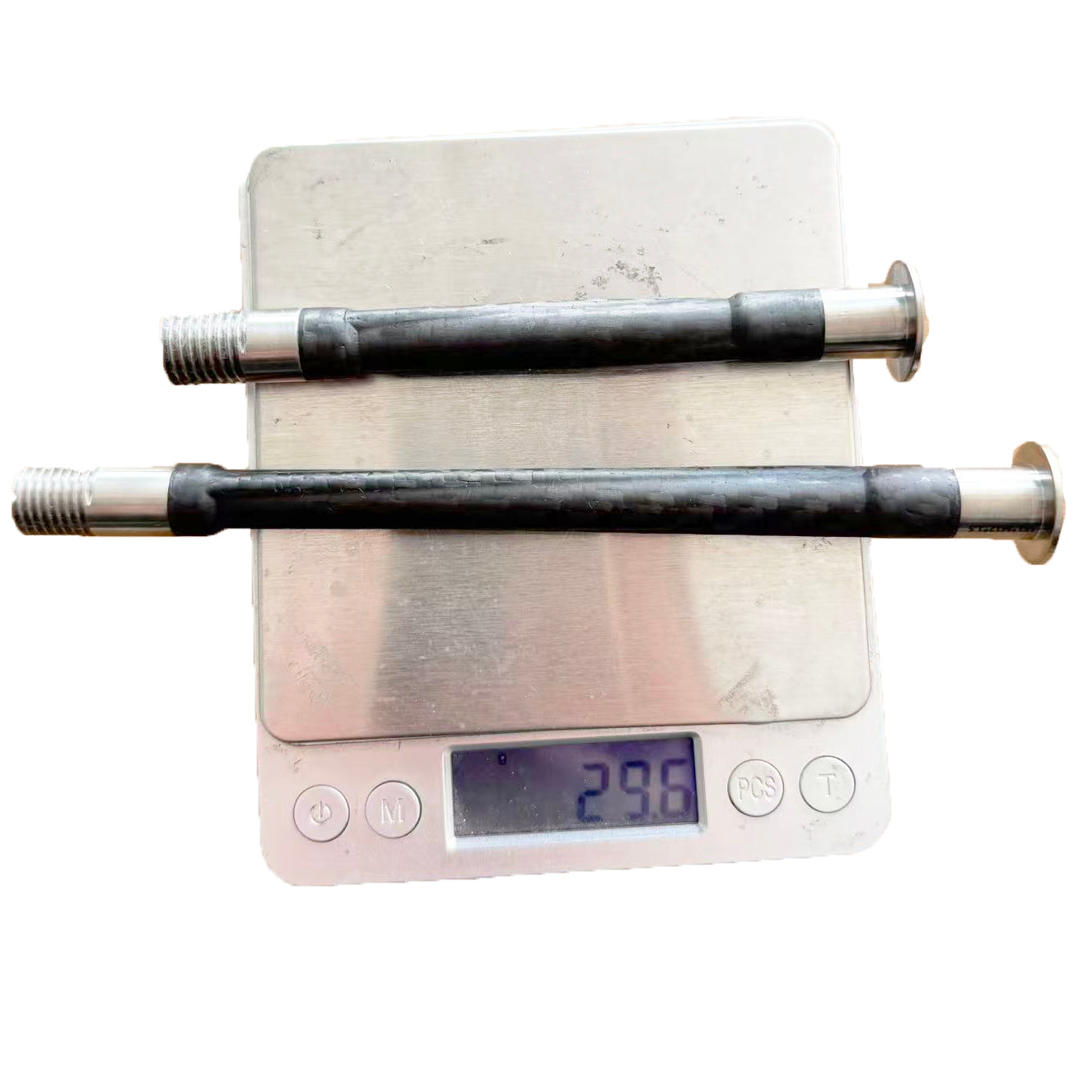 DFS Carbon Thru Axle Road Bicycle Wheel Ultralight 30g Compatible Carbon Fiber Frame Customized by length