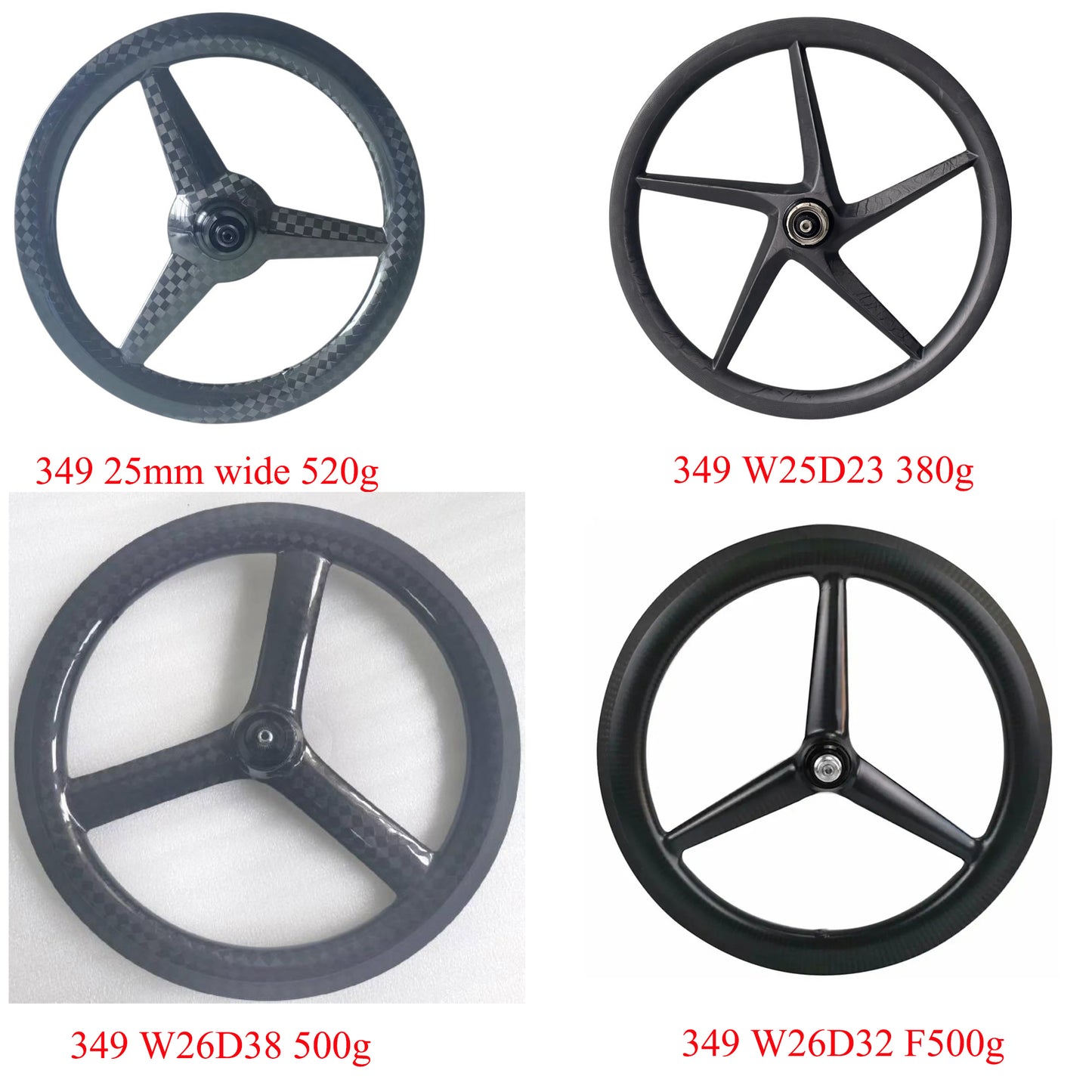 20inch carbon disc wheels road bike Lightweight 406/451 Carbon 3/5 spokes Wheel Set - High-Performance 20-Inch Racing Wheels for Folding Bikes and Small Wheel Bicycles BMX bicycle Brompton Fnhon Gust