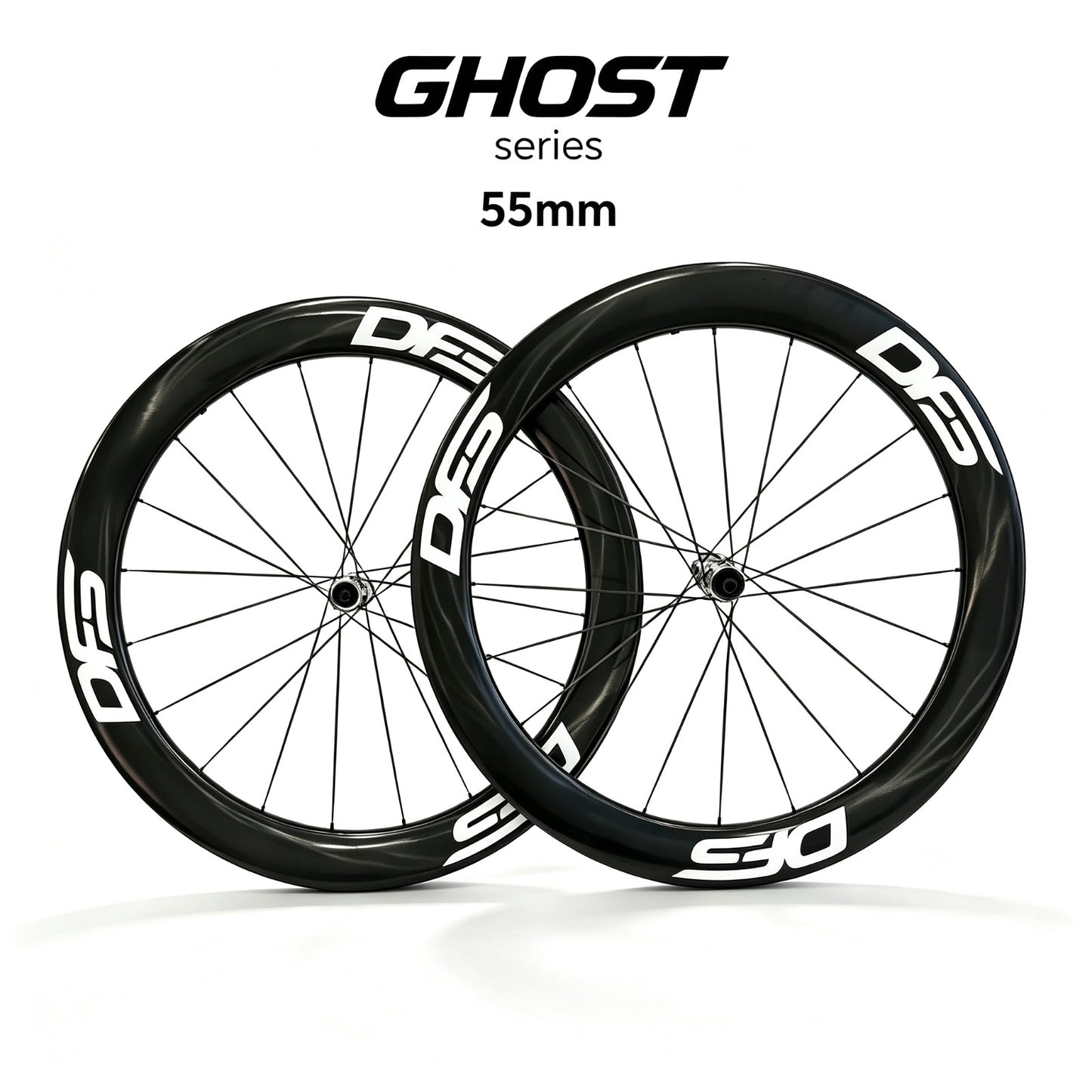 GHOST SOLID Series | 55mm Ultra-Light Carbon Wheelset