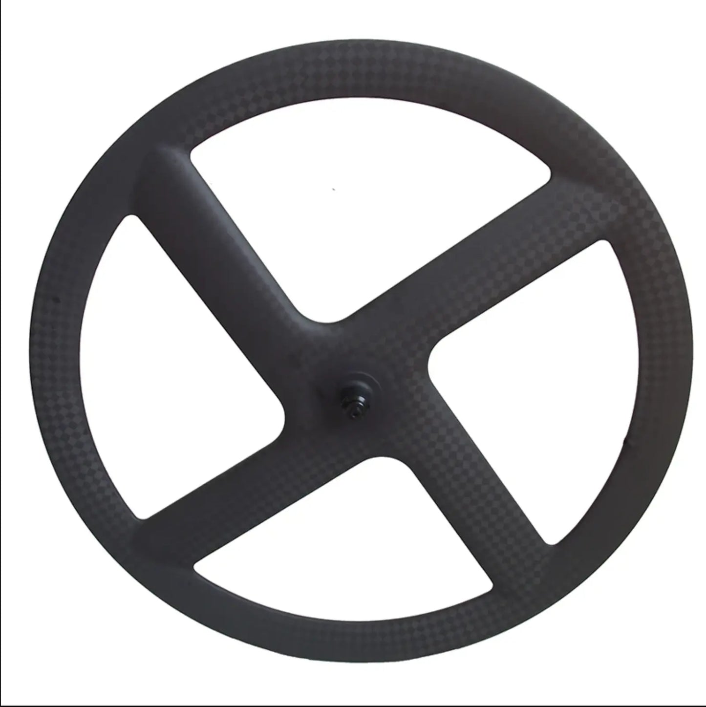 Full Carbon 4 Spokes wheel 700C Clincher/Tubular Wheels four-spoke carbon wheelset for Track/Road Bike Fixed Gear Cycling