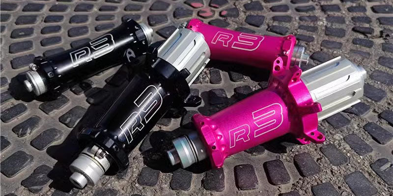 Road Bike Hub R3 Lightweight High - end Road Hubs Rachet Systoem Ultralight Road Bicycle Hub 6 bolt Cycle Hub Disc Rim V-brake HG MS XDR