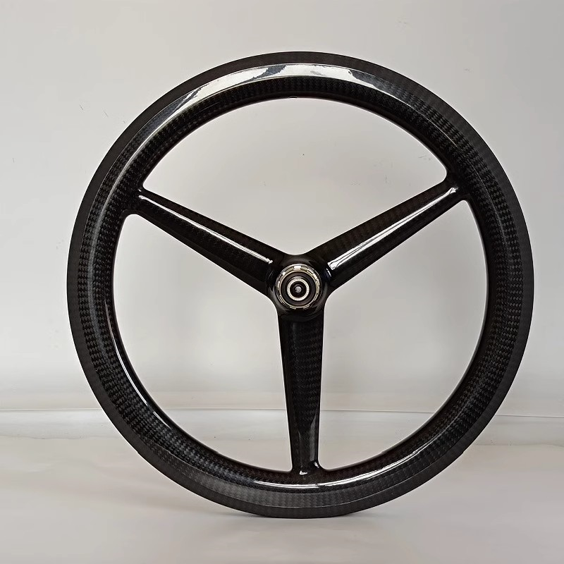 16inch Ultralight 349 Carbon Fiber Wheel Set - Precision-Engineered 16-Inch Wheels for Brompton Folding Bikes and Compact Commuters