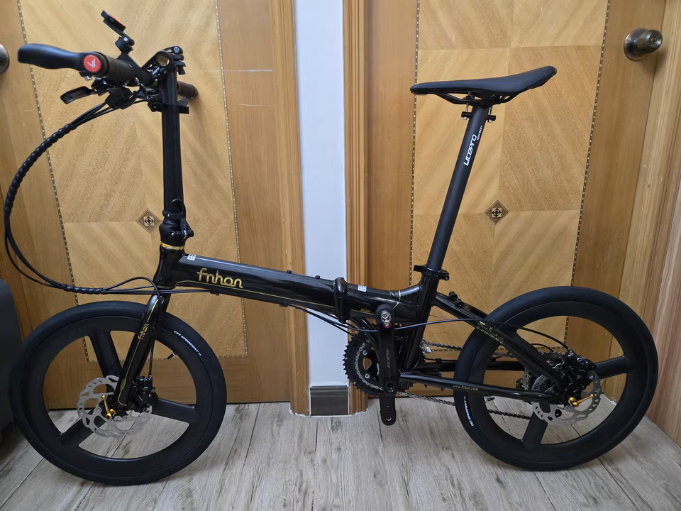 16inch Ultralight 349 Carbon Fiber Wheel Set - Precision-Engineered 16-Inch Wheels for Brompton Folding Bikes and Compact Commuters