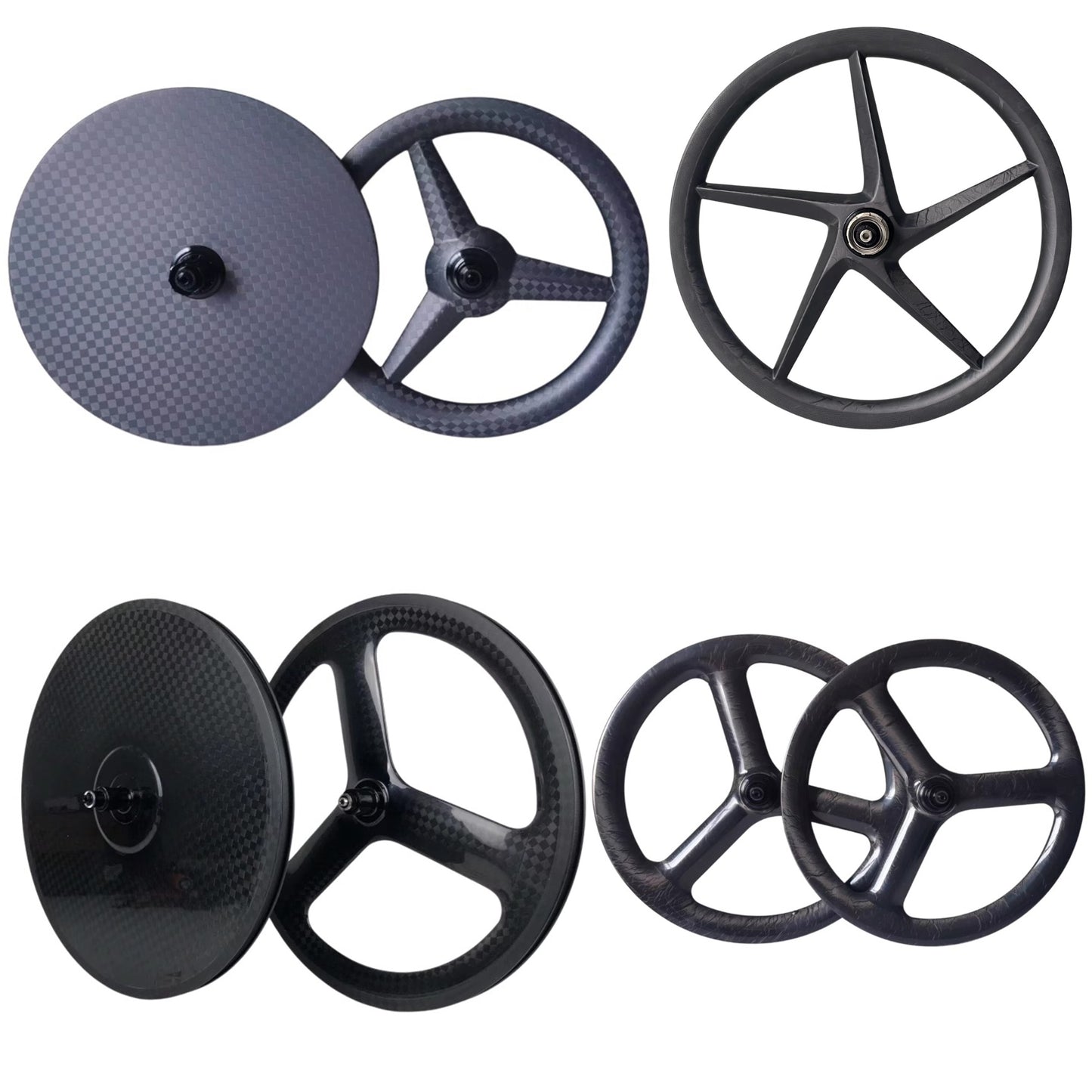 20inch carbon disc wheels road bike Lightweight 406/451 Carbon 3/5 spokes Wheel Set - High-Performance 20-Inch Racing Wheels for Folding Bikes and Small Wheel Bicycles BMX bicycle Brompton Fnhon Gust