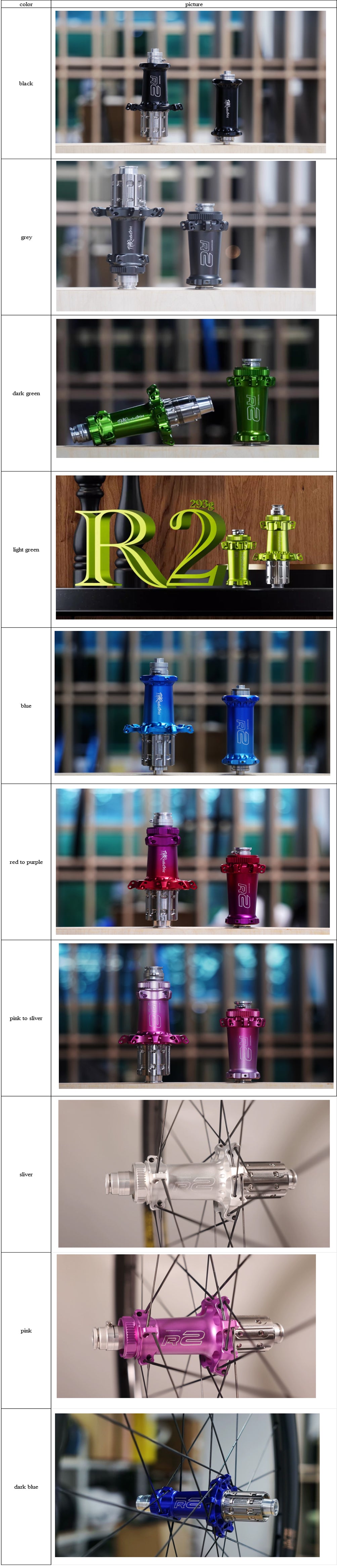 Road Bike Hub Rachet System R2 Ultralight Road Bicycle Hub Cycle Disc V-brake HG MS XDR