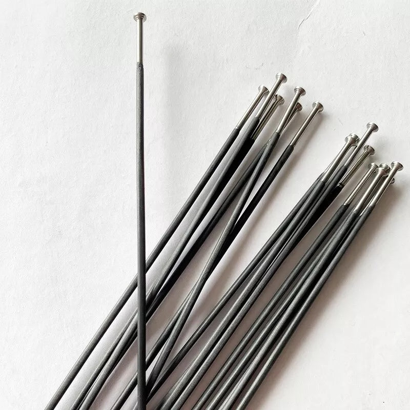 carbon spokes 1.8g Lightweight Carbon Fiber Spokes for Road Bike Bike, High Strength Aero Design, TT Bike Carbon Spokes