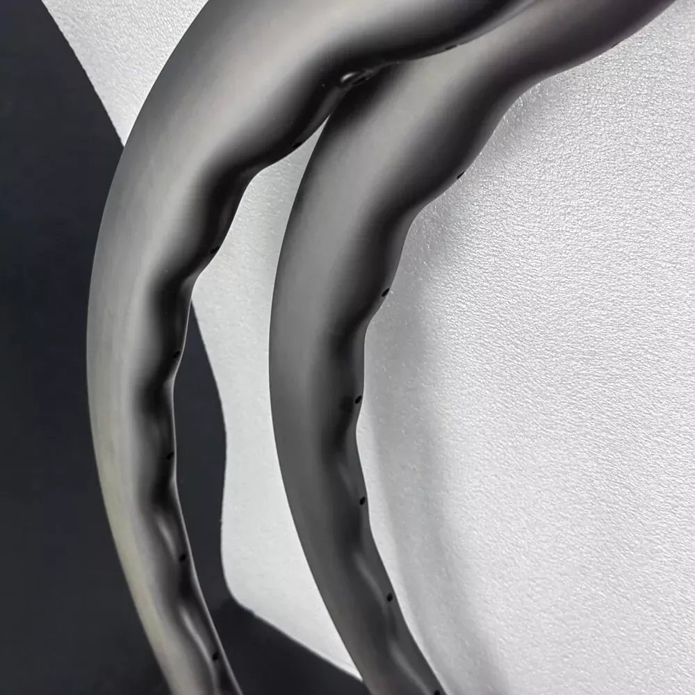Carbon wave Rims 700C wave 35/40/45/50/55/65mm Depth Carbon Road Bicycle Wheel 28/31mm Wide Gravel Disc Brake