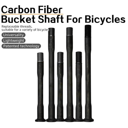 DFS  24g Ultra-Light Carbon Fiber Bicycle Thru-Axle with Titanium Bolts - Universal Road Bike Upgrade  the final step in lightweighting