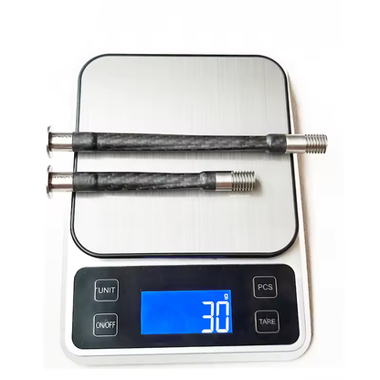 DFS Carbon Thru Axle Road Bicycle Wheel Ultralight 30g Compatible Carbon Fiber Frame Customized by length