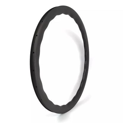 Carbon wave Rims 700C wave 35/40/45/50/55/65mm Depth Carbon Road Bicycle Wheel 28/31mm Wide Gravel Disc Brake