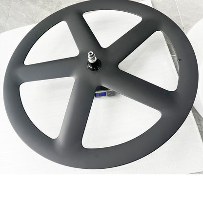 carbon five spokes wheel 700C Fixed Gear Track/Road/TT bike full carbon fibre 5 spokes bicycle wheelset