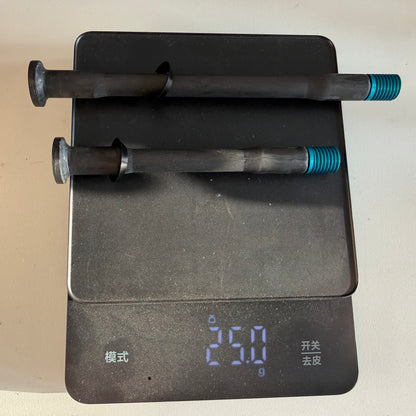 DFS  24g Ultra-Light Carbon Fiber Bicycle Thru-Axle with Titanium Bolts - Universal Road Bike Upgrade  the final step in lightweighting