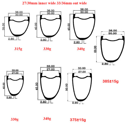 DFS 700C Disc Brake Carbon Road Bike Wheelset Tubeless ROAD/GRAVEL WHEELS 21/24/25/30/32MM INNER wide