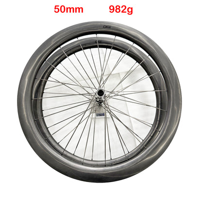 Welcome to the sub-thousand-gram 50mm depth wheelset club — 982g!!