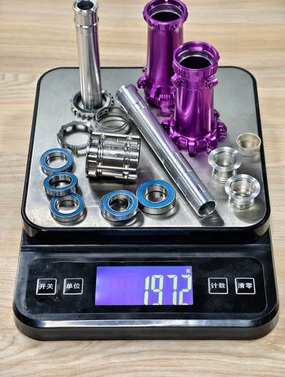 Road bike hub RX Lightest Hubset 199g Bike Hub Ratchet System for Carbon Wheel Disc Brake HG XDR Gravel Road/TT Bicycle Thru Axle CENTRE LOCK