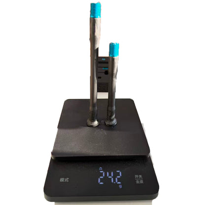 DFS  24g Ultra-Light Carbon Fiber Bicycle Thru-Axle with Titanium Bolts - Universal Road Bike Upgrade  the final step in lightweighting