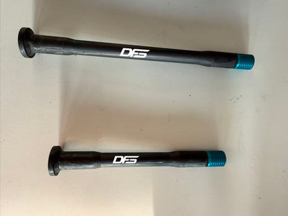 DFS  24g Ultra-Light Carbon Fiber Bicycle Thru-Axle with Titanium Bolts - Universal Road Bike Upgrade  the final step in lightweighting