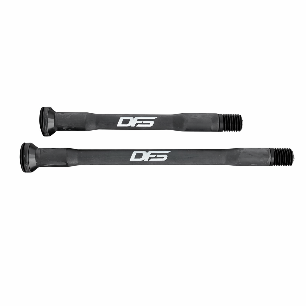 DFS  24g Ultra-Light Carbon Fiber Bicycle Thru-Axle with Titanium Bolts - Universal Road Bike Upgrade  the final step in lightweighting