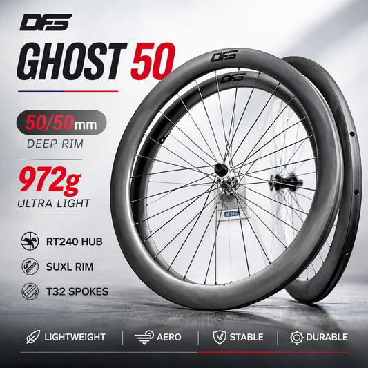 GHOST Series | 50mm Carbon Wheelset