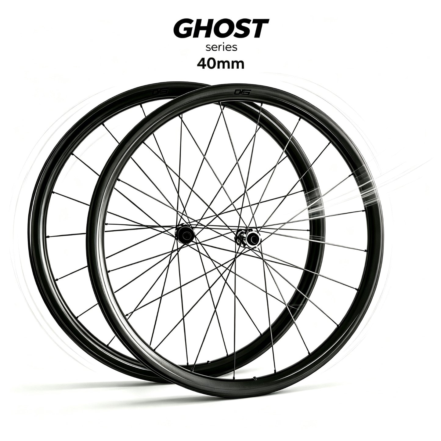 GHOST SOLID Series | 40mm Ultra-Light Carbon Wheelset