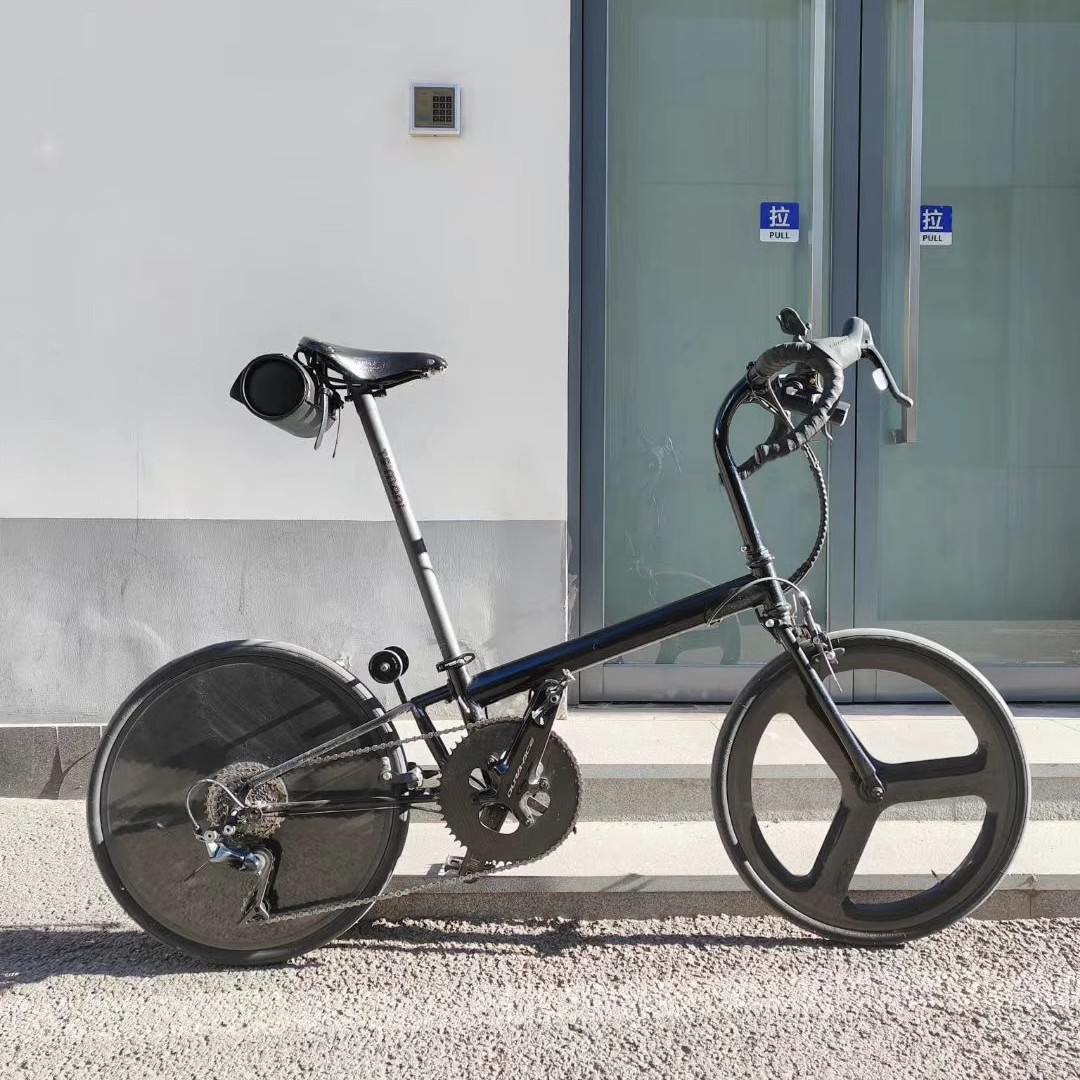 16inch Ultralight 349 Carbon Fiber Wheel Set - Precision-Engineered 16-Inch Wheels for Brompton Folding Bikes and Compact Commuters