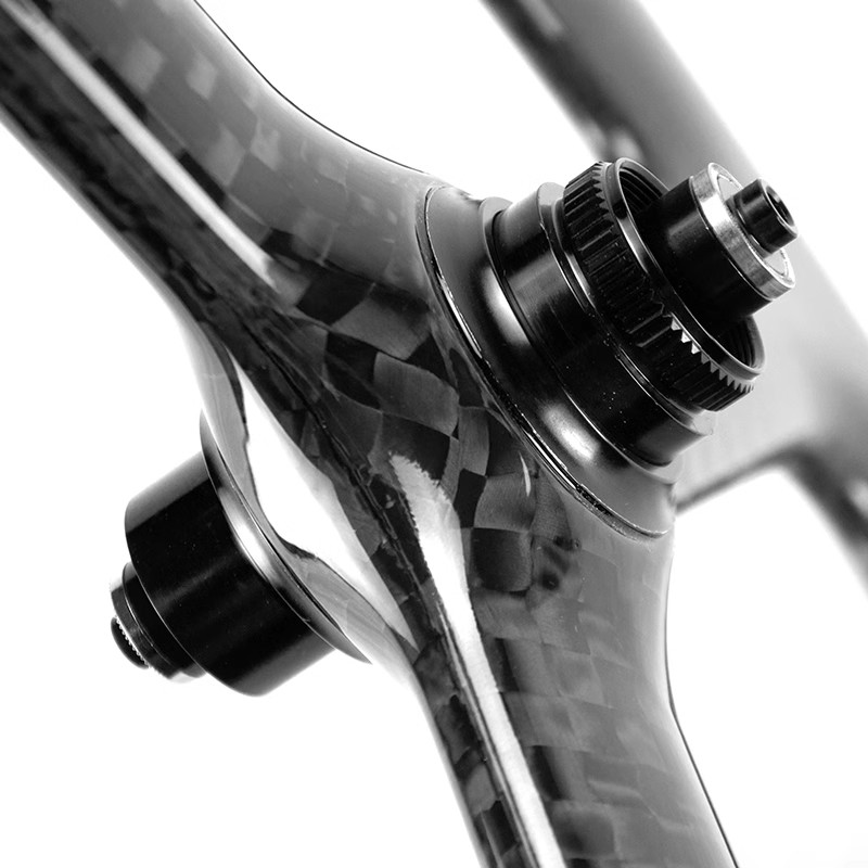 16inch Ultralight 349 Carbon Fiber Wheel Set - Precision-Engineered 16-Inch Wheels for Brompton Folding Bikes and Compact Commuters