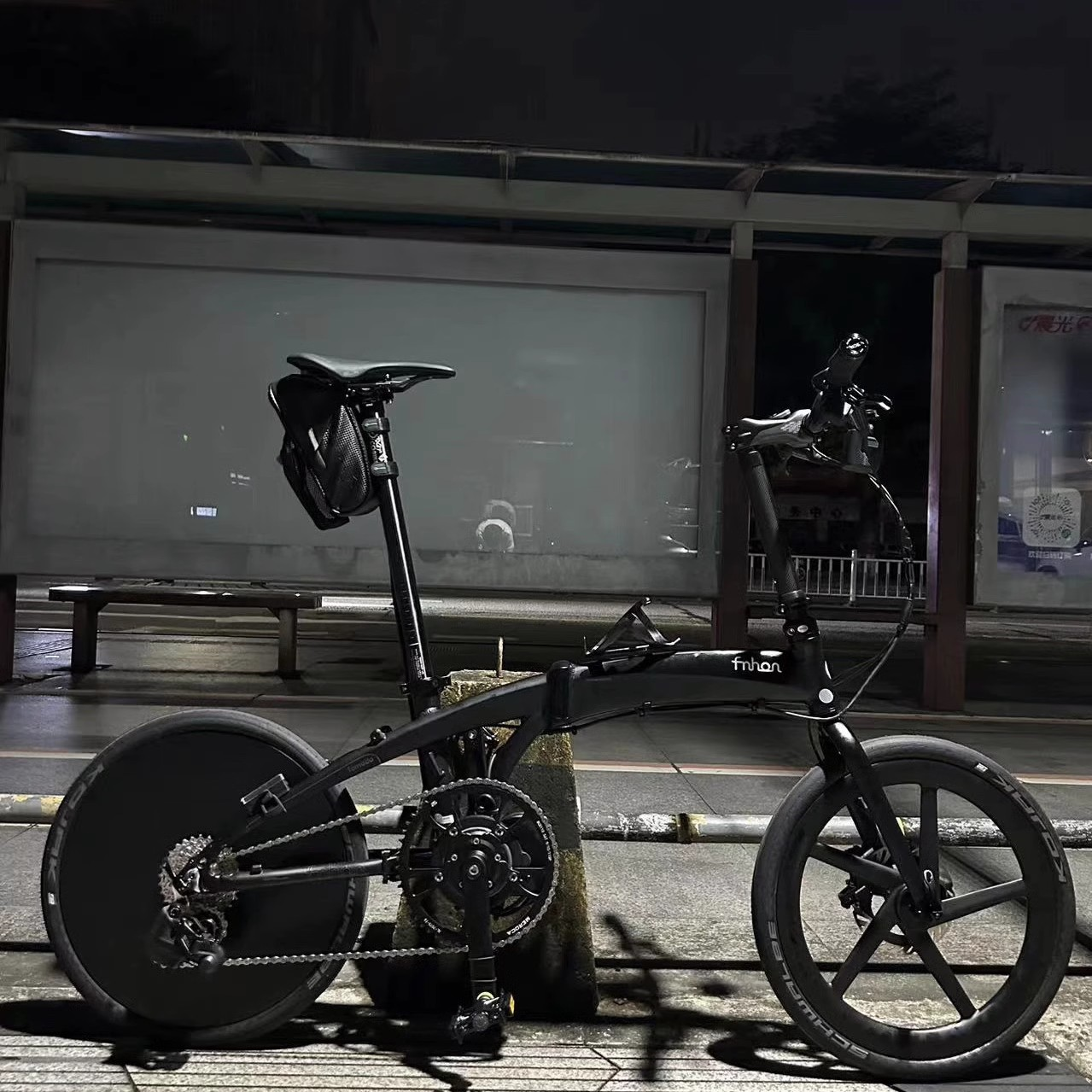 16inch Ultralight 349 Carbon Fiber Wheel Set - Precision-Engineered 16-Inch Wheels for Brompton Folding Bikes and Compact Commuters