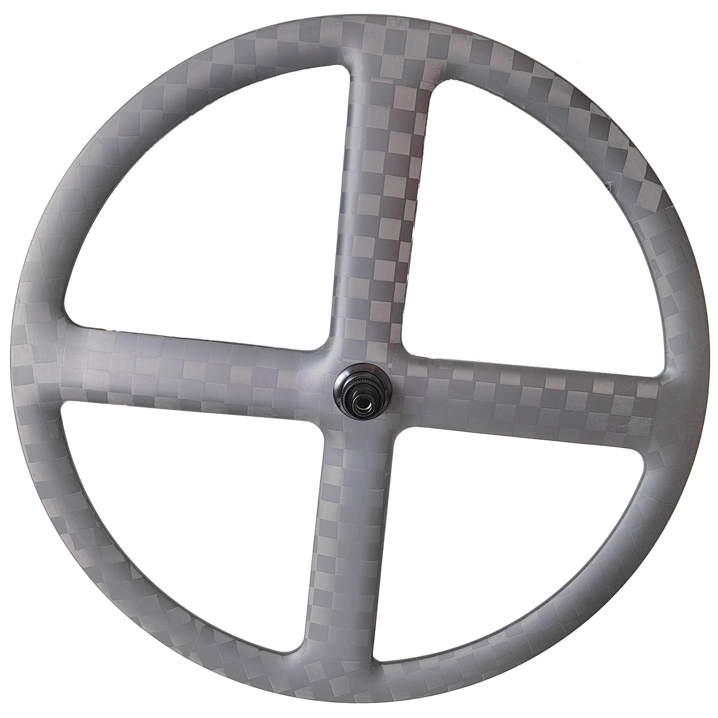 Full Carbon 4 Spokes wheel 700C Clincher/Tubular Wheels four-spoke carbon wheelset for Track/Road Bike Fixed Gear Cycling