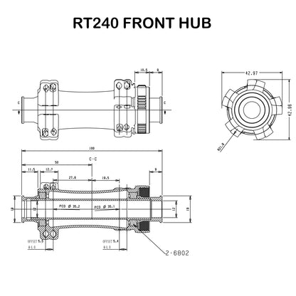 RT240 DFS GHOST series hub