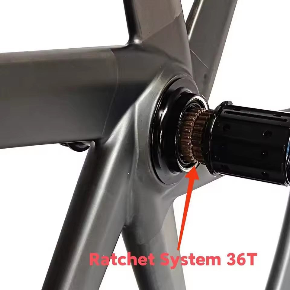 carbon 6 Spoke Wheelset 700C Road Bike Gravel SuperLight Tubeless HG XDR 12s Speed Disc Ratchet System 36T Hub