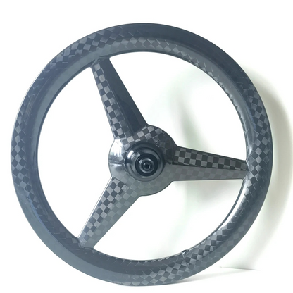 16inch Ultralight 349 Carbon Fiber Wheel Set - Precision-Engineered 16-Inch Wheels for Brompton Folding Bikes and Compact Commuters
