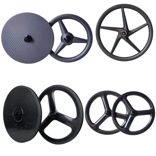 20inch carbon disc wheels road bike Lightweight 406/451 Carbon 3/5 spokes Wheel Set - High-Performance 20-Inch Racing Wheels for Folding Bikes and Small Wheel Bicycles BMX bicycle Brompton Fnhon Gust