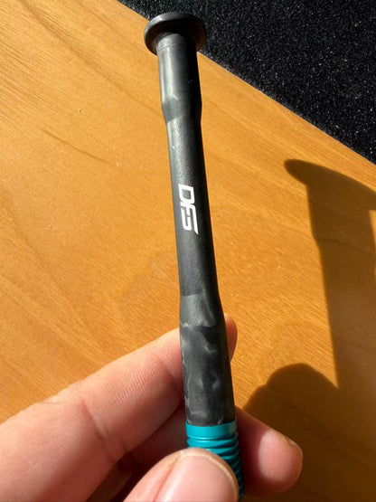 DFS  24g Ultra-Light Carbon Fiber Bicycle Thru-Axle with Titanium Bolts - Universal Road Bike Upgrade  the final step in lightweighting