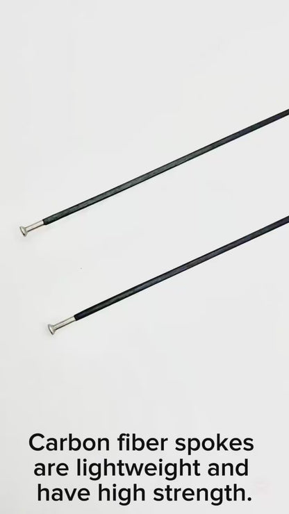 carbon spokes 1.8g Lightweight Carbon Fiber Spokes for Road Bike Bike, High Strength Aero Design, TT Bike Carbon Spokes