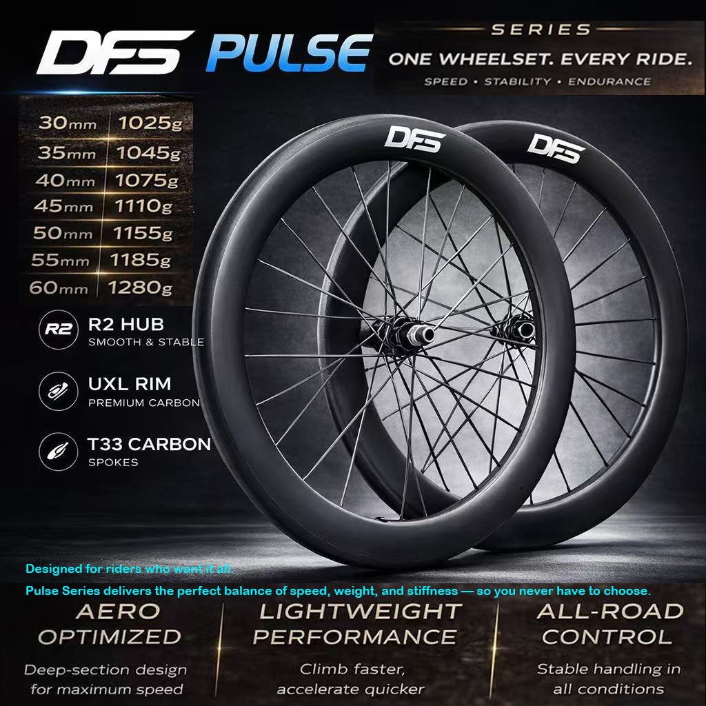 PULSE Series | 50mm Carbon Wheelset