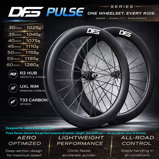 PULSE Series | 50mm Carbon Wheelset