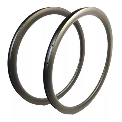 Carbon Gravel road bike rim 700C Road 32/35/39/45/55mm Deep Carbon Rim 30mm Wide Tubeless Clincher Disc Wheel rim