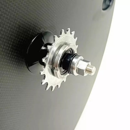 Carbon disc wheel 700C 23/25/26/28mm width track/road bike TT/fixed gear cycle carbon wheels