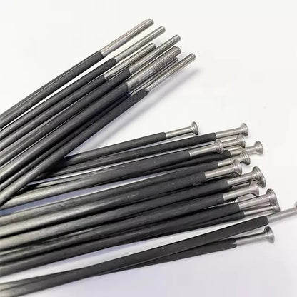 carbon spokes 1.8g Lightweight Carbon Fiber Spokes for Road Bike Bike, High Strength Aero Design, TT Bike Carbon Spokes