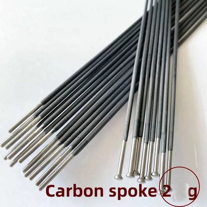 carbon spokes 1.8g Lightweight Carbon Fiber Spokes for Road Bike Bike, High Strength Aero Design, TT Bike Carbon Spokes