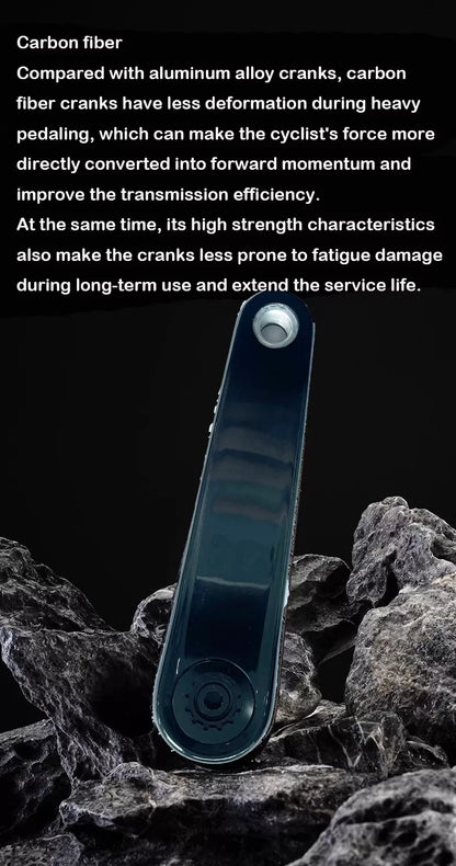 DFS carbon road crank ultralight Bicycle Crankset 145/147.5/150/152.5/155/157.5/160/162.5/165/167.5/170/172.5/175mm