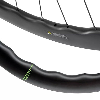 carbon road bike wheels wave WAVE 700c Carbon Wheelset Tubeless Ratchet Hub Quality Bicycle Wave Rim AERO Spoke Center-Lock Disc Brake Wheels
