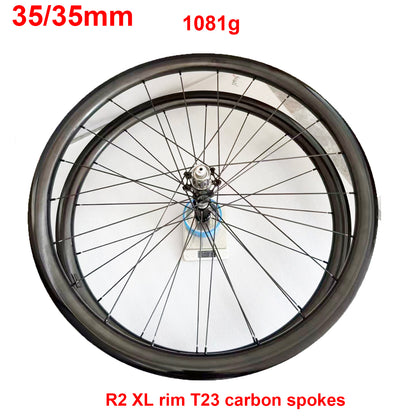 Carbon bike wheels rim brake 700C 30/35/38/40/45/50/55/60/88mm depth